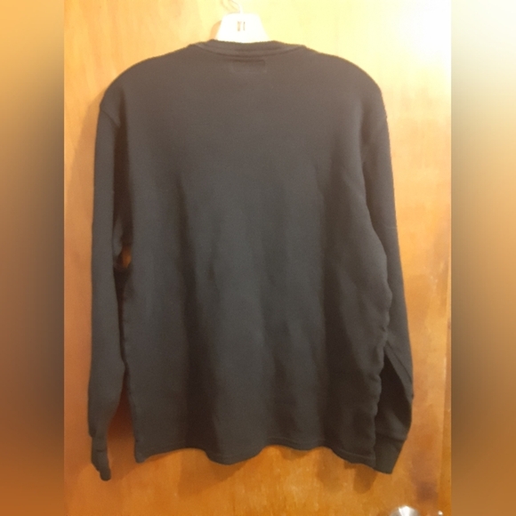 Polo Ralph Lauren Men's Long Sleeve Black Cotton Size Large Preppy College - Picture 3 of 5